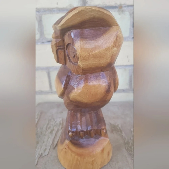 Vintage Owl Carving - Picture 4 of 7